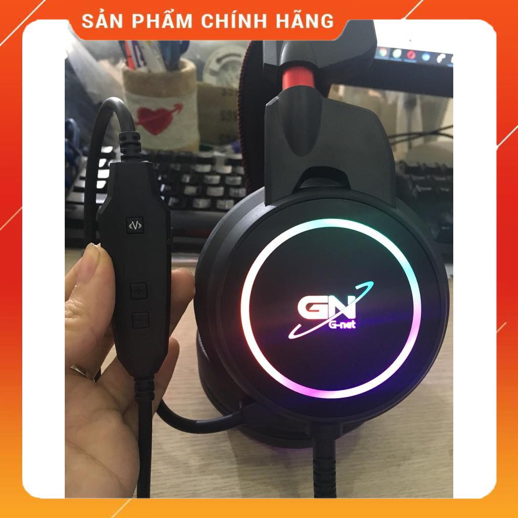 (Có sẵn) Combo Tai nghe Gnet GH9 7.1 card sound có RUNG