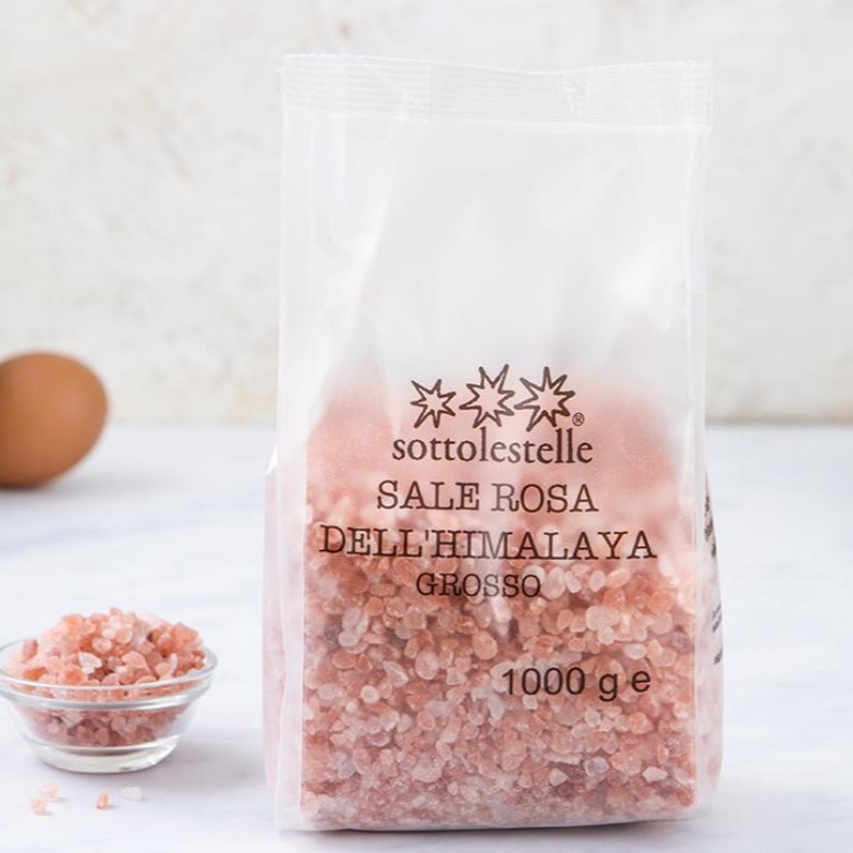 Muối hồng Himalaya Sottolestelle 500g ( Muối mịn & Muối hạt ) Himalaya Salt