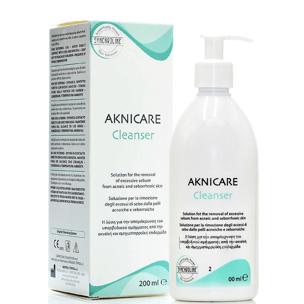 [TEM CTY] Gel Rửa Mặt AKNICARE ® Cleanser 200mL - Gel Rửa Mặt Da Mụn Trứng Cá (200 ml)