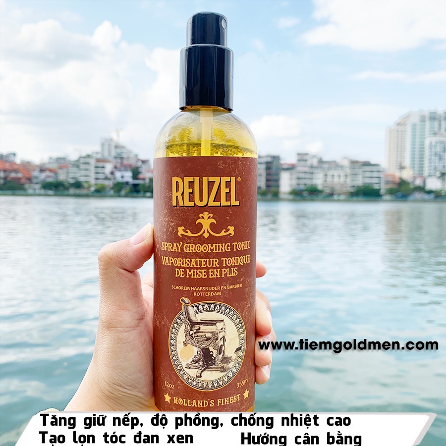 Chai xịt tạo phồng, dưỡng tóc Reuzel Spray Grooming Tonic