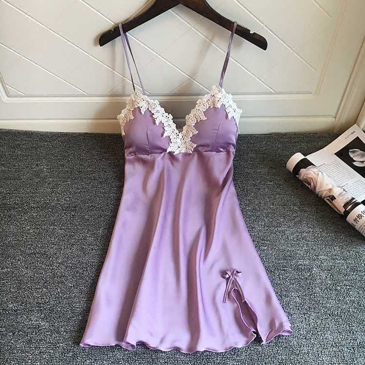 Đầm Ngủ Lụa Hai Dây Gợi Cảm Cho Nữ | BigBuy360 - bigbuy360.vn