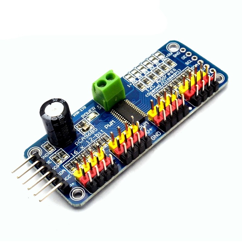 16 Kênh 12-bit PWM / Servo Driver-I2C Giao diện PCA9685 Mô-đun Raspberry Pi khiên mô-đun servo