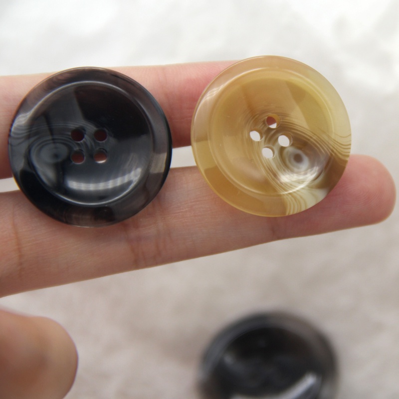 Nút Áo Khoác Cardigan Bằng Nhựa Tráng Men Hình Tròn 15/18/21/25/28/30mm Trang Trí Thủ Công Cho Nữ