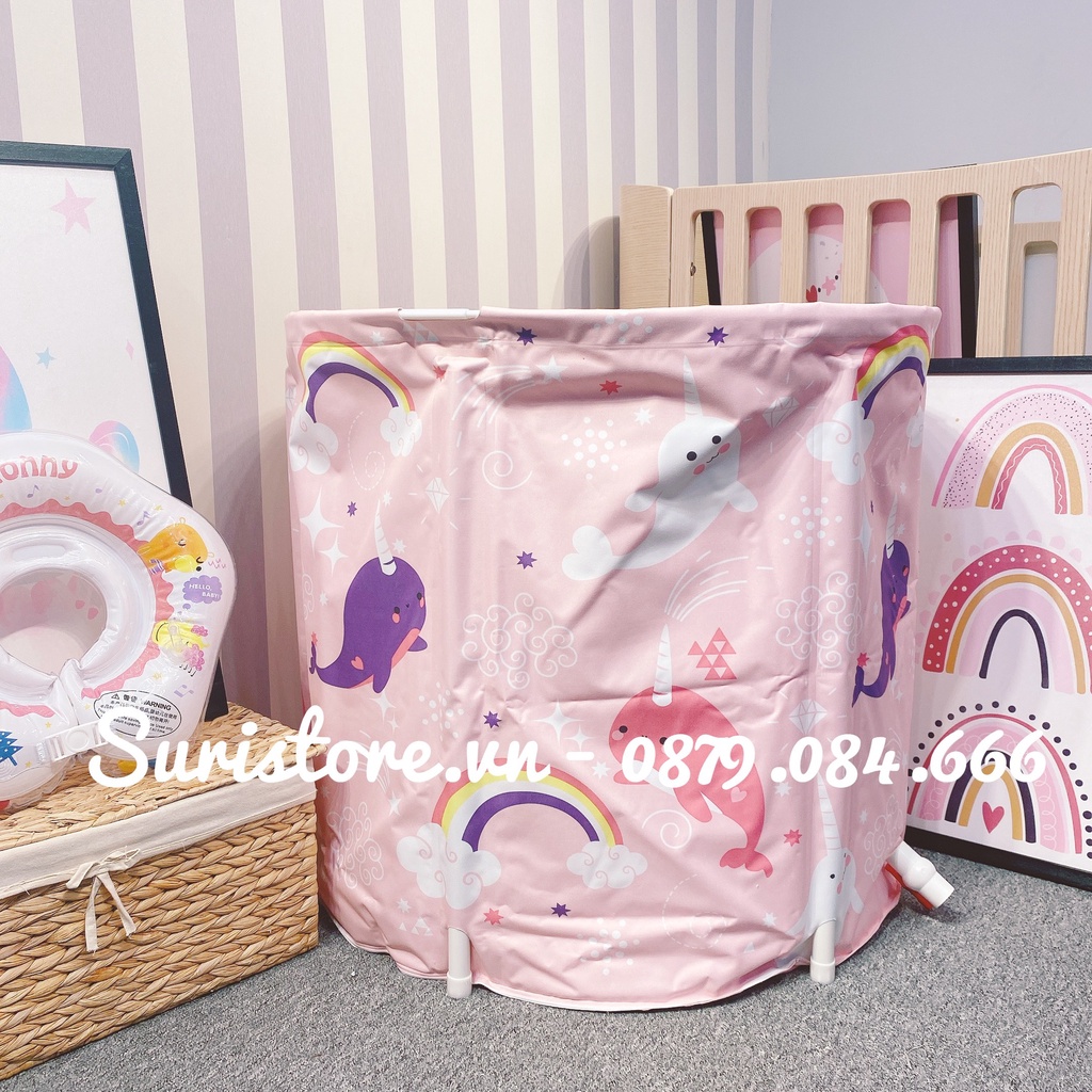 Bể bơi thành cao gấp gọn honper 70*65cm cho bé