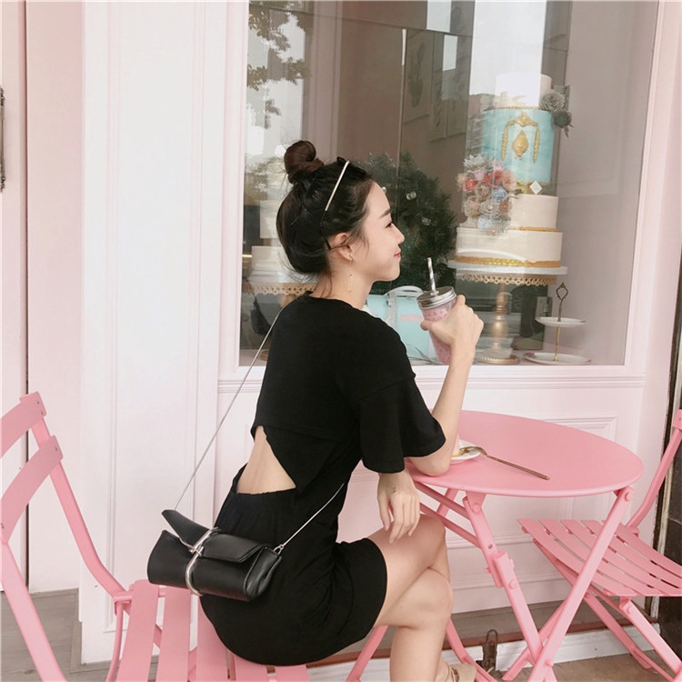 Đầm tay ngắn Xiaozhainv thiết kế dáng ôm cho nữ | BigBuy360 - bigbuy360.vn
