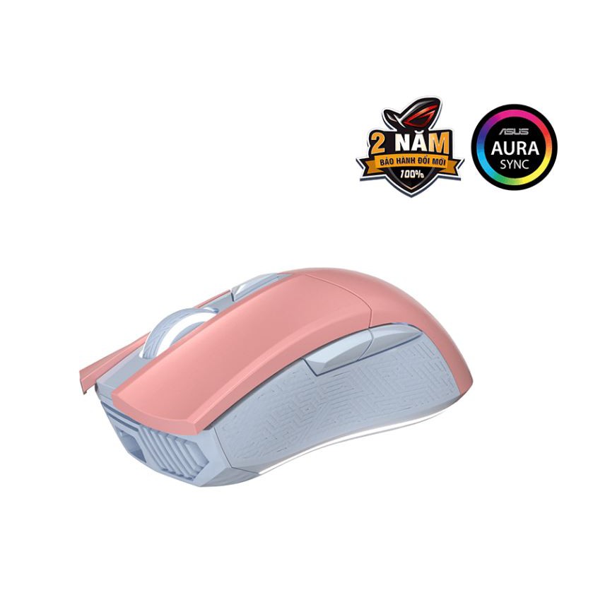 Chuột Asus ROG Gladius II Pink (USB/Màu hồng)