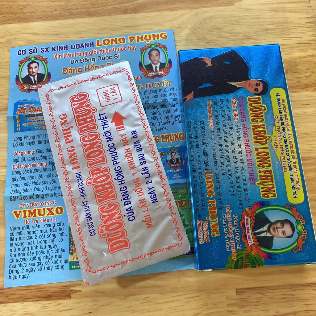 Dưỡng khớp long phụng viên nhộng (hộp 20 viên nang)
