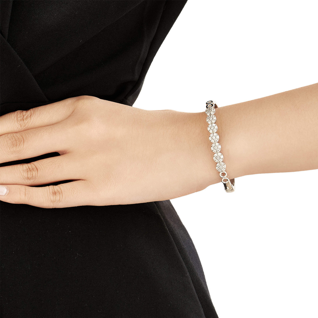 Vòng tay Bạc đính đá ECZ PNJSilver XM00W000007
