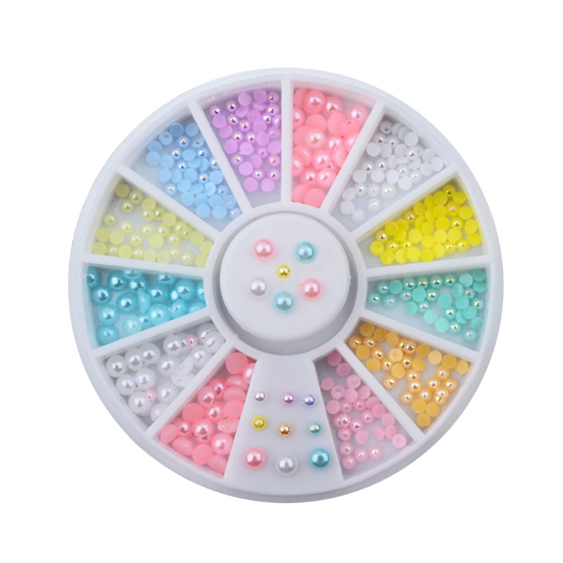 Hạt Đá 3D Nhiều Màu Trang Trí Móng Tay Nghệ Thuật