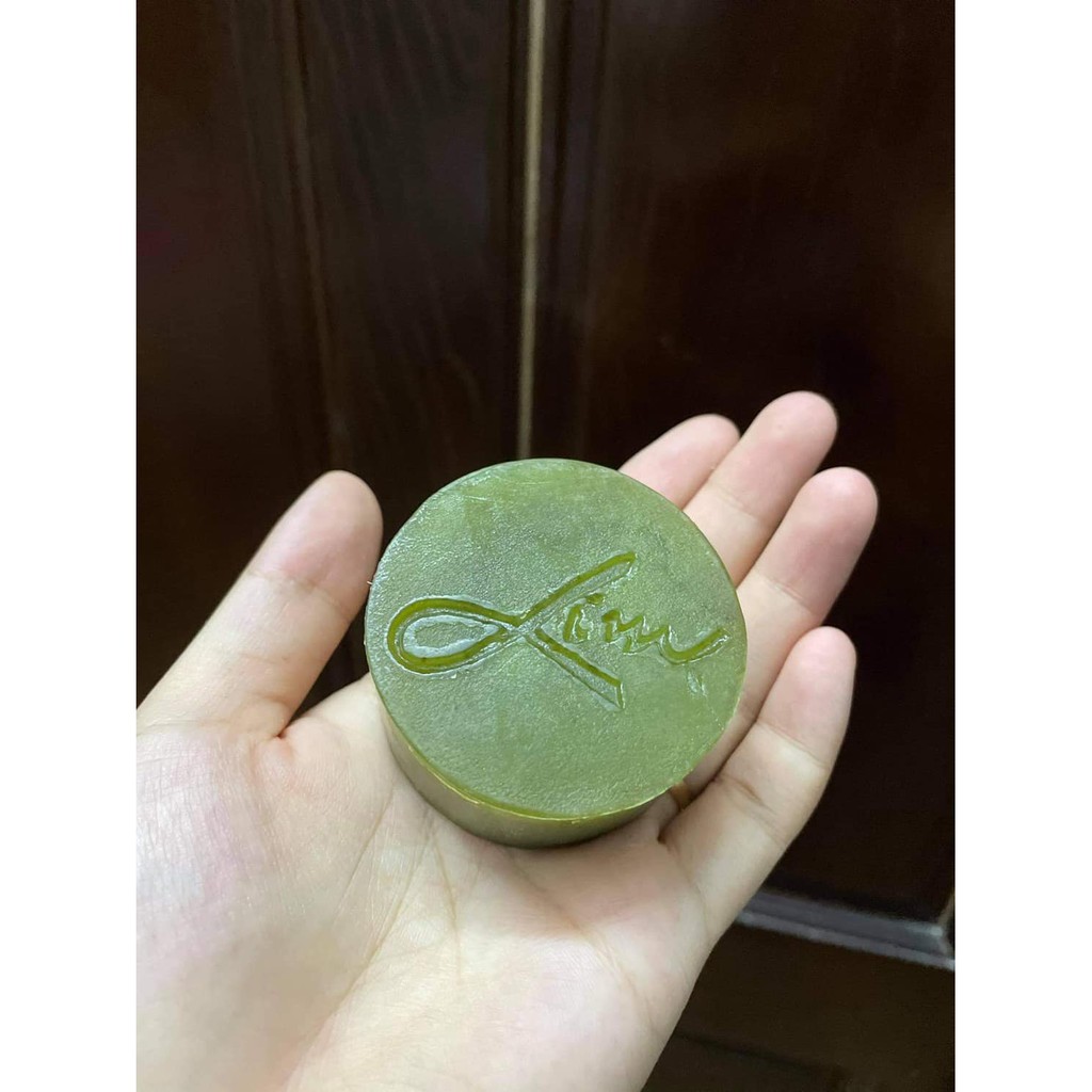 SOAP rửa mặt khổ qua, sữa rửa mặt khổ qua, xà bông khổ qua LIM - mướp đắng, tía tô, hương nhu - thuần thiên nhiên