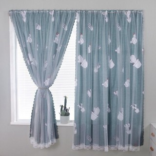 Rèm dán tường 2 lớp, rèm cửa chống nắng loại 1 M2
