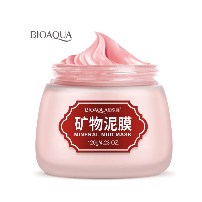 Mặt nạ bùn khoáng Bioaqua kiểm soát dầu dưỡng ẩm loại bỏ mụn đầu đen 120g