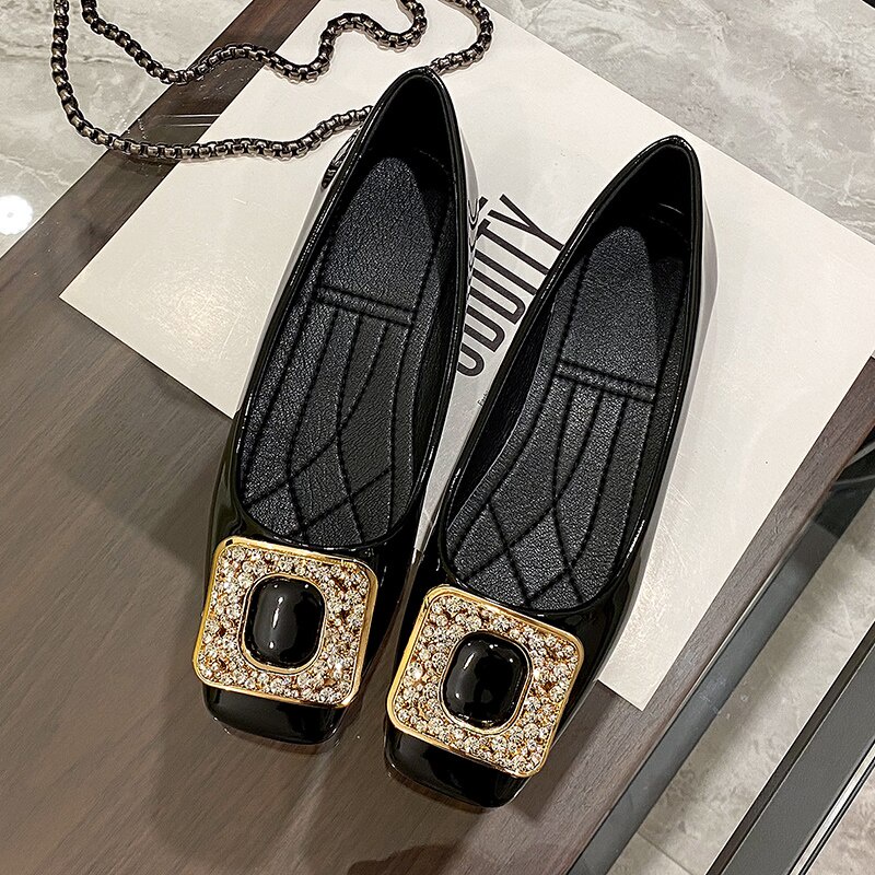 Giày Búp Bê Da Múa Ba Lê Cho Nữ Size 35-44