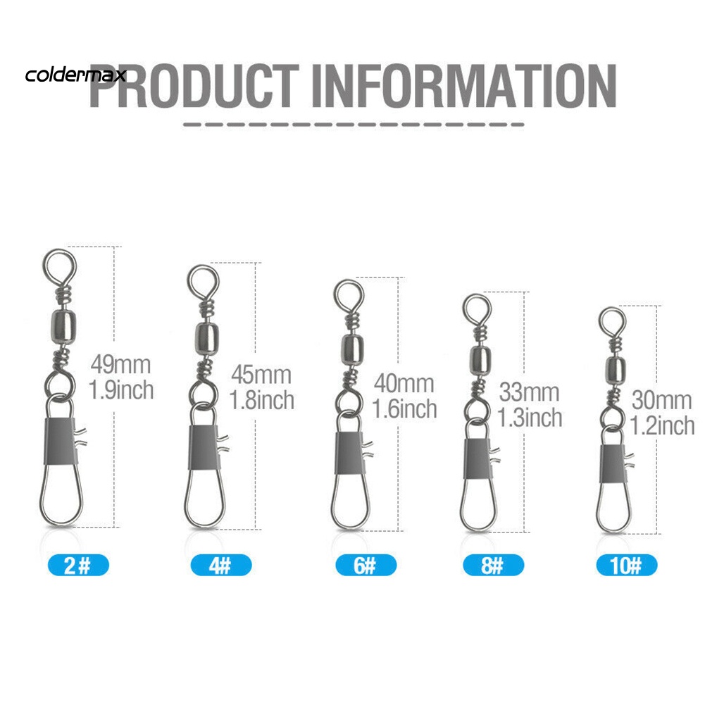 Set 50 / 100 Khuyên Nối Câu Cá Chuyên Dụng