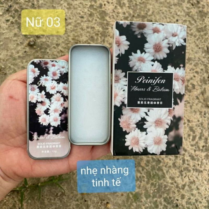 NƯỚC HOA KHÔ XU HƯỚNG MỚI CỦA GIỚI TRẺ 15ml. - Dòng Nước Hoa Khô Cao cấp - Hộp Đựng Sang Trọng