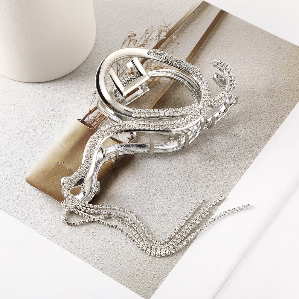 Kẹp Tóc Tua Rua Đính Đá Thời Trang Cho Nữ