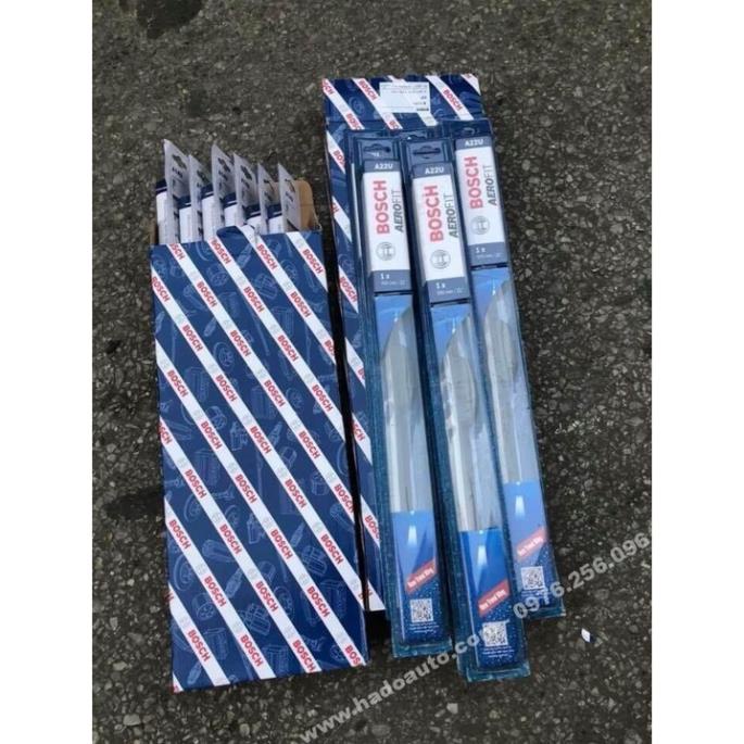 Gạt mưa xe Mazda 3 2016 đến 2018- Gạt xương mềm Silicon cao cấp BOSCH Aerofit kích thước 24inch*18inch