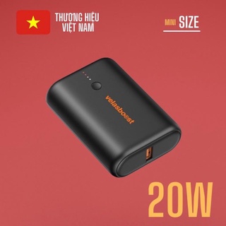 Pin dự phòng velasboost dynamic 1, 10000 mah, lõi pin tesla 21700