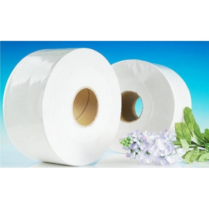 (Xả Lỗ) Combo 5 Cuộn Giấy Vệ Sinh Công Nghiệp 500G