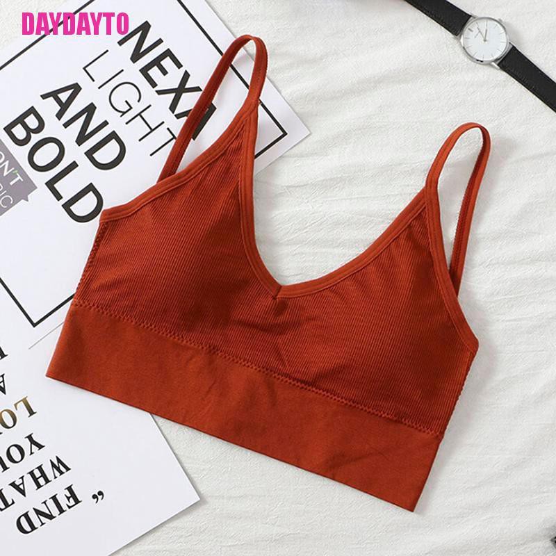 Áo Lót Croptop Có Mút Nâng Ngực Quyến Rũ Cho Nữ