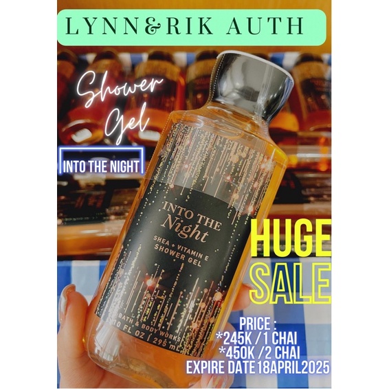 INTO THE NIGHT - Shower Gel Tắm Toàn Thân USA