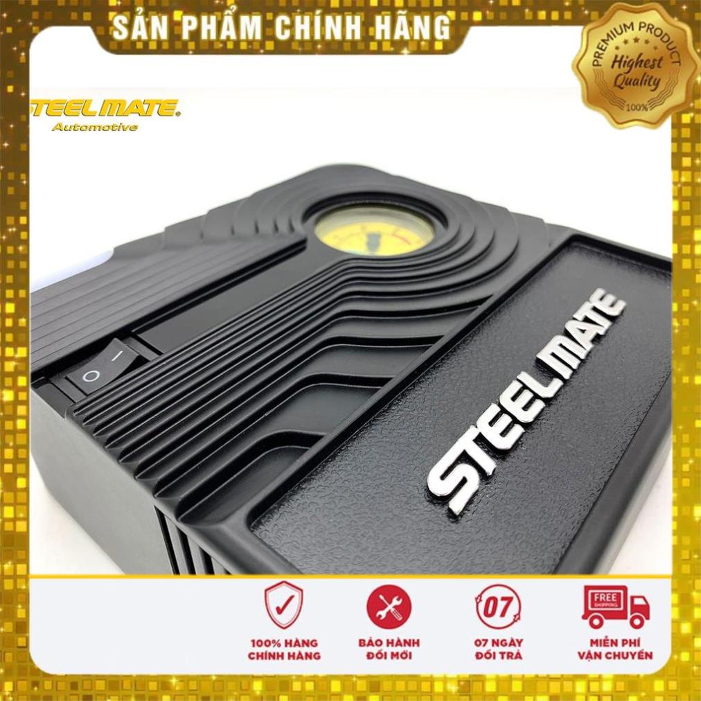 (giá khai trương) Bơm lốp ô tô Steelmate T1 Nhỏ Gọn Bơm Khoẻ