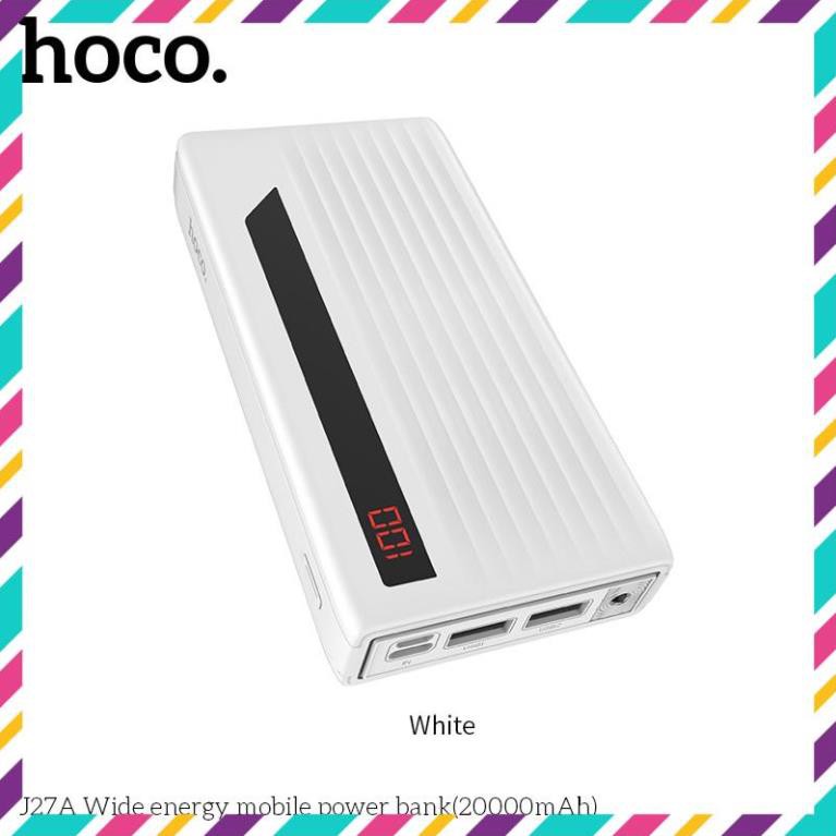 [Freeship] Pin Sạc Dự Phòng hoco.J27A 20000mAh Màn Hình LED tích Hợp Hai Cổng USB Và Cổng Lighting