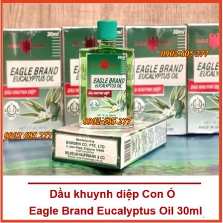 [CHÍNH HÃNG] Dầu khuynh diệp Con Ó của Mỹ Eagle Brand Eucalyptus Oil 30ml