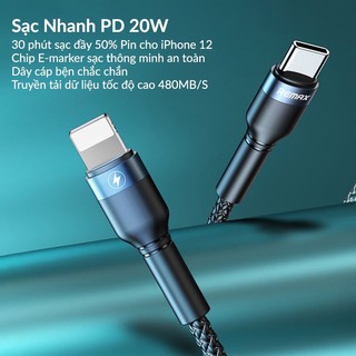 CÁP SẠC TYPE-C TO LIGHTNING REMAX RC-171