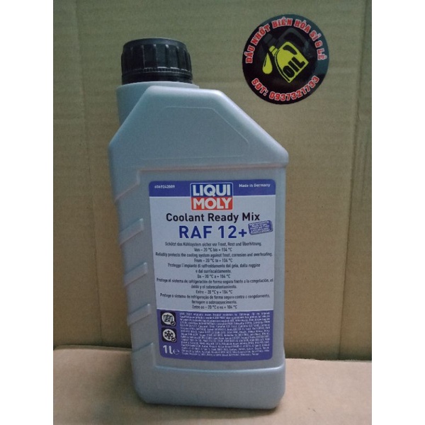 nước mát liqui moly coolant ready mix RAF-12 plus 1l