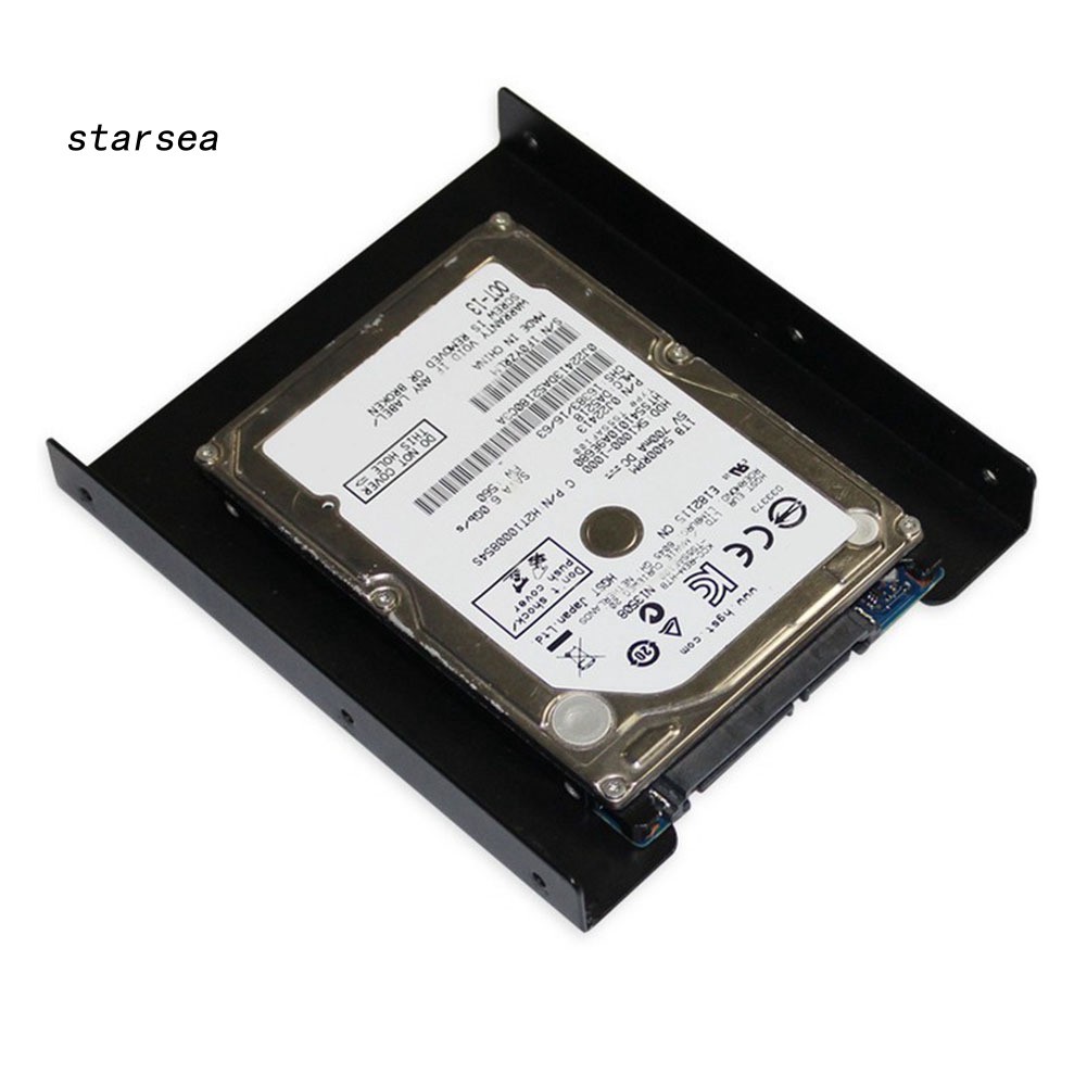 STSE_Metal 2.5 inch to 3.5 inch Hard Drive Bracket SSD Solid State Disk Caddy Tray