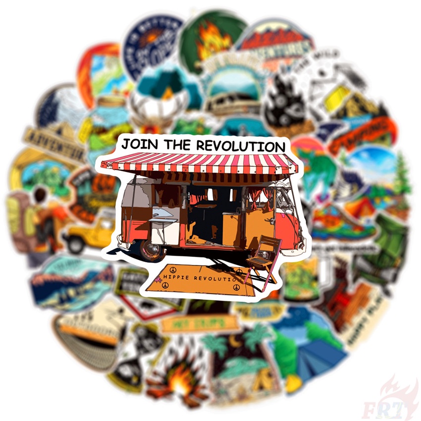 ❉ 05 Sticker Dán Trang Trí Độc Đáo Ấn Tượng ❉ Bộ 50 Miếng Dán Chống Thấm Nước Họa Tiết Thời Trang Dùng Trang Trí