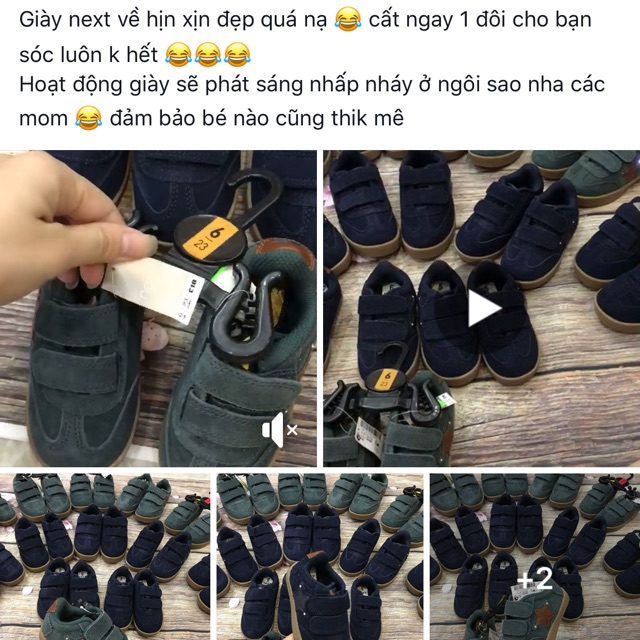 Giày next dư xịn bé trai