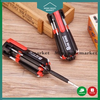 Bộ tua vít đa năng 8 trong 1 tích hợp đèn Led