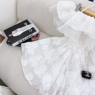 SẴN 👗 VÁY TRỄ VAI BÈO ( ảnh thật shop chụp )
