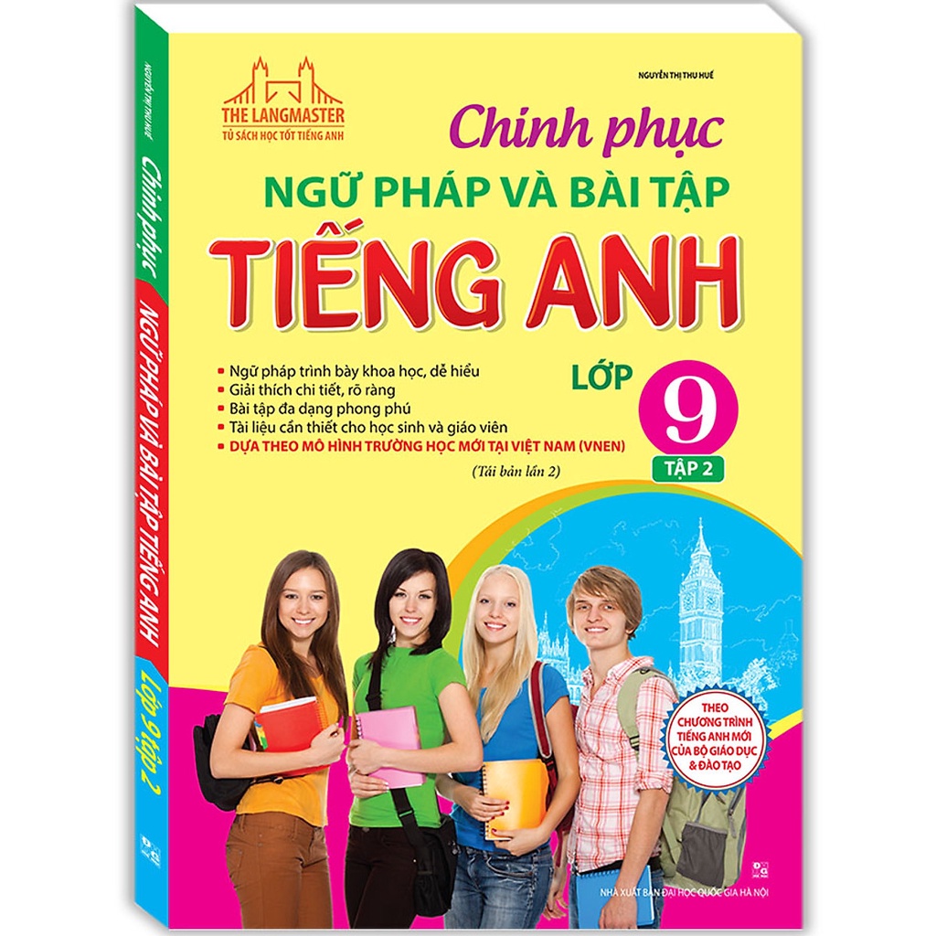 Sách - Chinh phục ngữ pháp và bài tập tiếng Anh lớp 9 tập 2