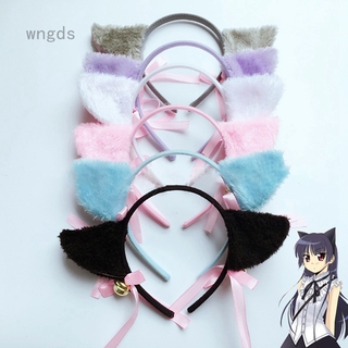 Băng Đô Tai Mèo Ren Màu Đen