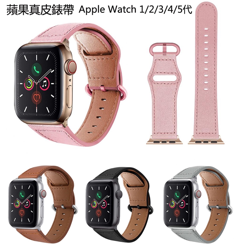 Dây Đeo Tay Bằng Da Thật Cho Đồng Hồ Thông Minh Apple Watch Iwatch 3 4 5