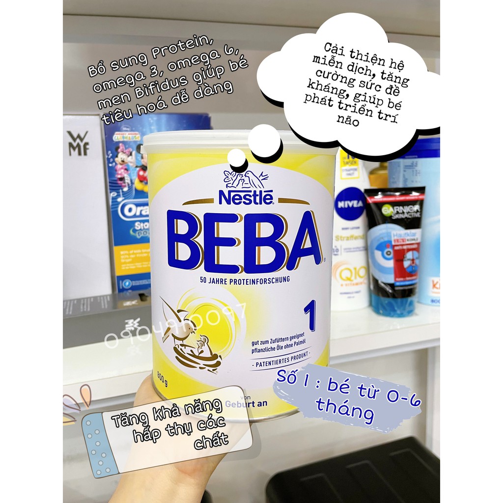 Sữa Nestle BEBA 1 Đức 800g