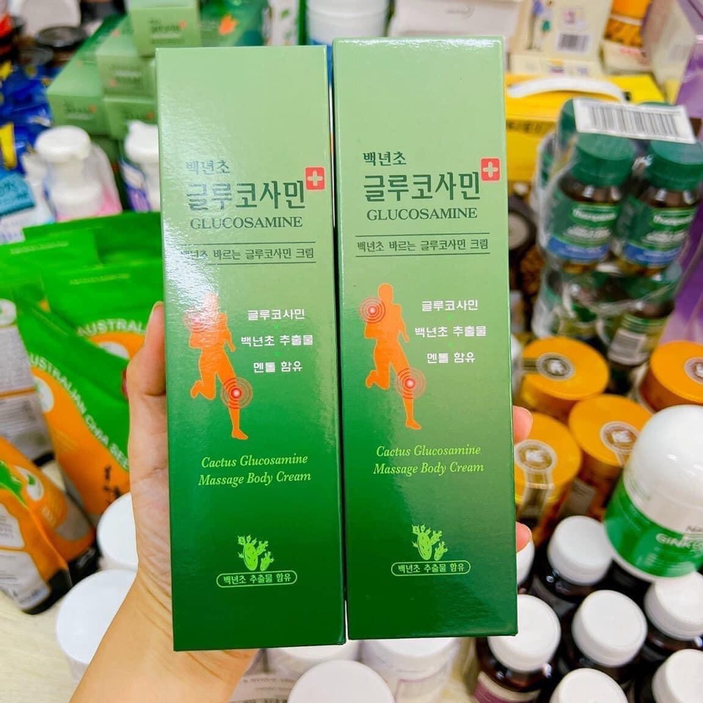 DẦU LẠNH GLUCOSAMINE HÀN QUỐC. DẦU LẠNH XOA BÓP Tuýp 150ml