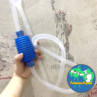 Bơm tay hút đáy, hút cặn, thay nước bể cá cảnh, hồ cá tép thủy sinh guppy betta