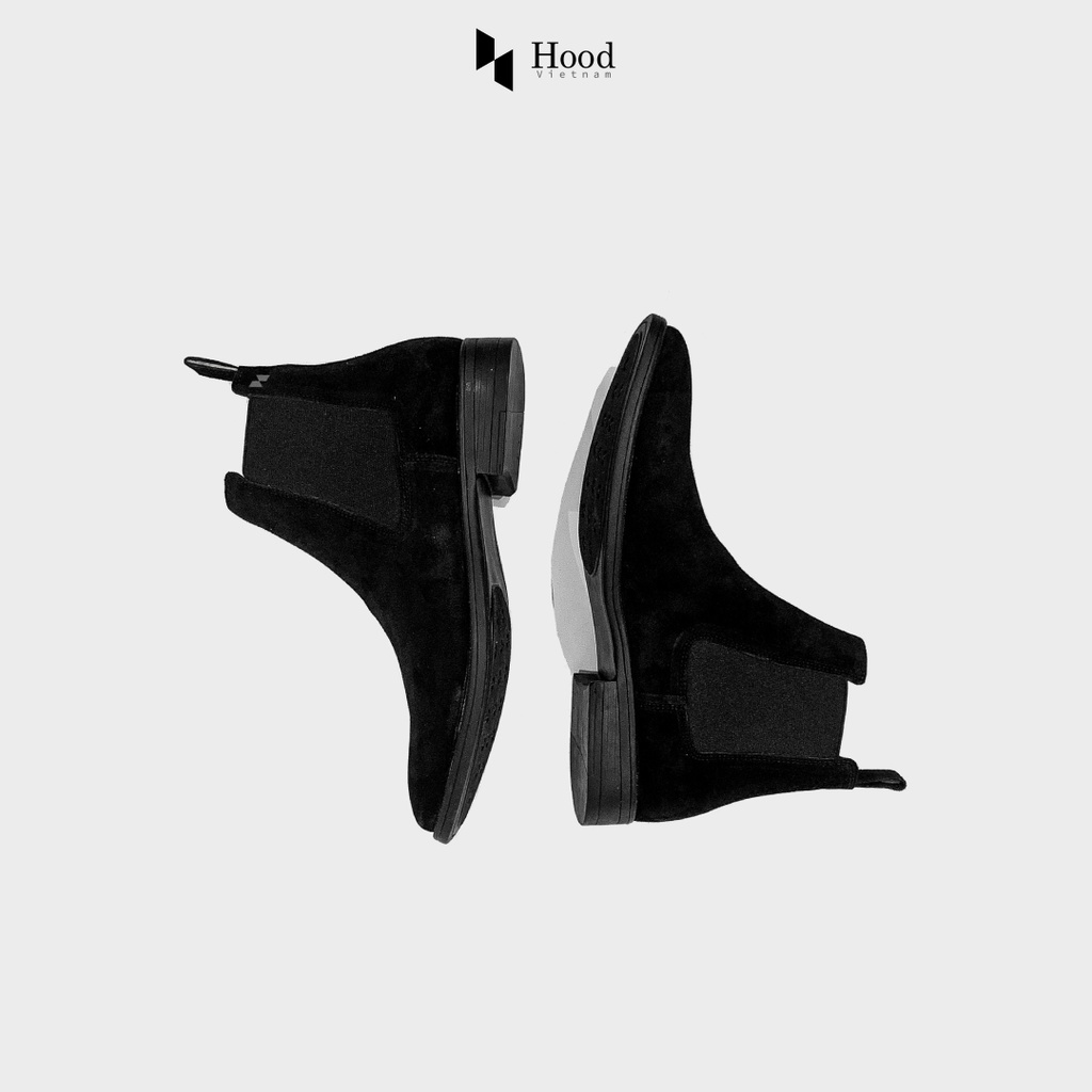 Giày Chelsea Boot nam - Da lộn xịn xò - Đế cao su đúc nguyên khối - Bảo hành 12 tháng Hood HoodVN