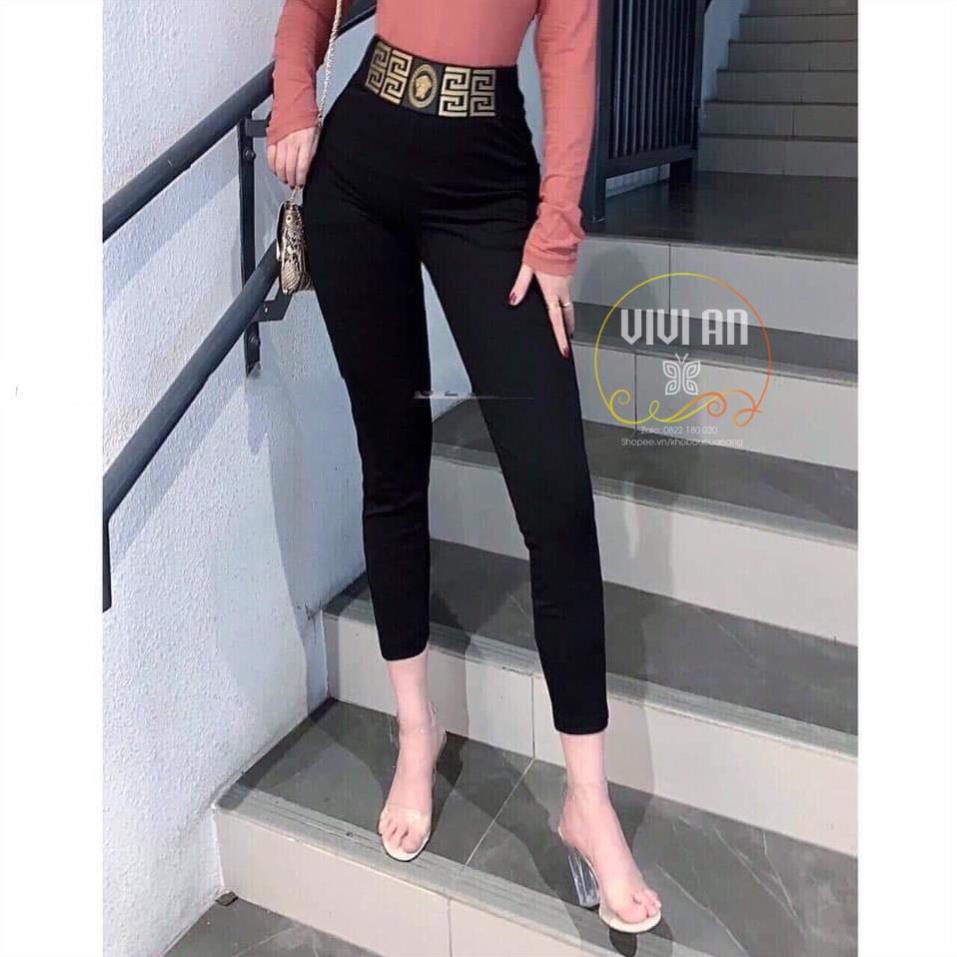 [Hàng Xuất Dư] Quần LEGGING V.SACE cạp cao siêu sang chảnh hàng VNXK, Legging Co Giãn 4 Chiều Cao Cấp, Ống Dài Siêu Đẹp, | BigBuy360 - bigbuy360.vn