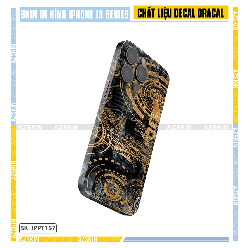Miếng Dán Skin IPhone 13 Mini/13/13Pro/13 Pro Max Thiết Kế Độc Lạ |SK_IPPT157| Khuôn Chuẩn Body Máy, Dán Full Lưng Viền