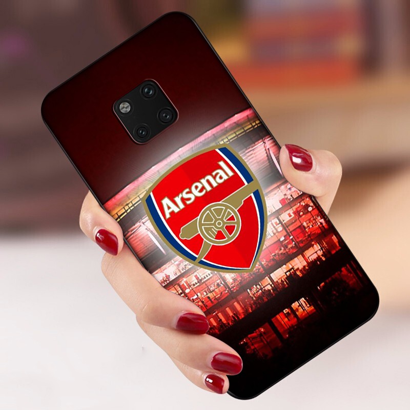 Ốp lưng silicon họa tiết câu lạc bộ Arsenal cho Huawei Y6P Y6 Y9 Y7 Prime 2019 2018 2017