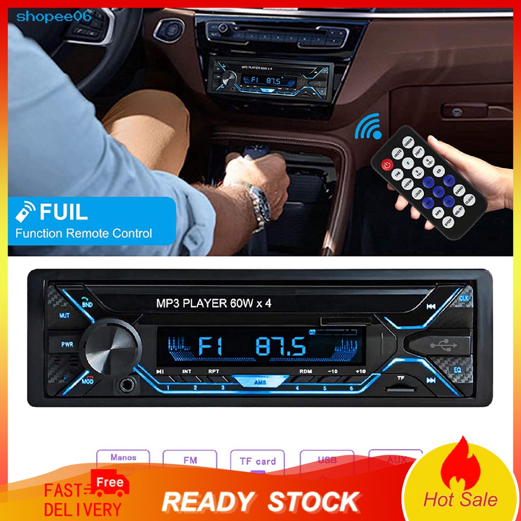Máy nghe nhạc MP3 bluetooth nhiều màu đa năng cho xe hơi/xe tải