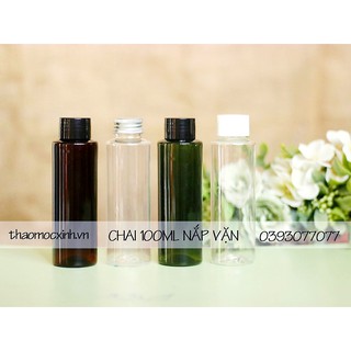 CHAI NHỰA 100ML [FREESHIP] CHAI NHỰA 100ML NẮP VẶN