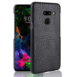 Ốp điện thoại da PU bề mặt giả da cá sấu dành cho LG G8 ThinQ