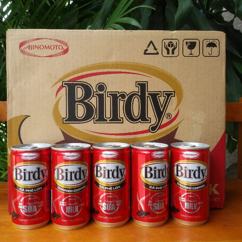 Cà phê sữa Birdy lon 170ml/ Cà phê sữa Highland Coffee lon 235ml/ Cà phê sữa Max Coffee lon 235ml