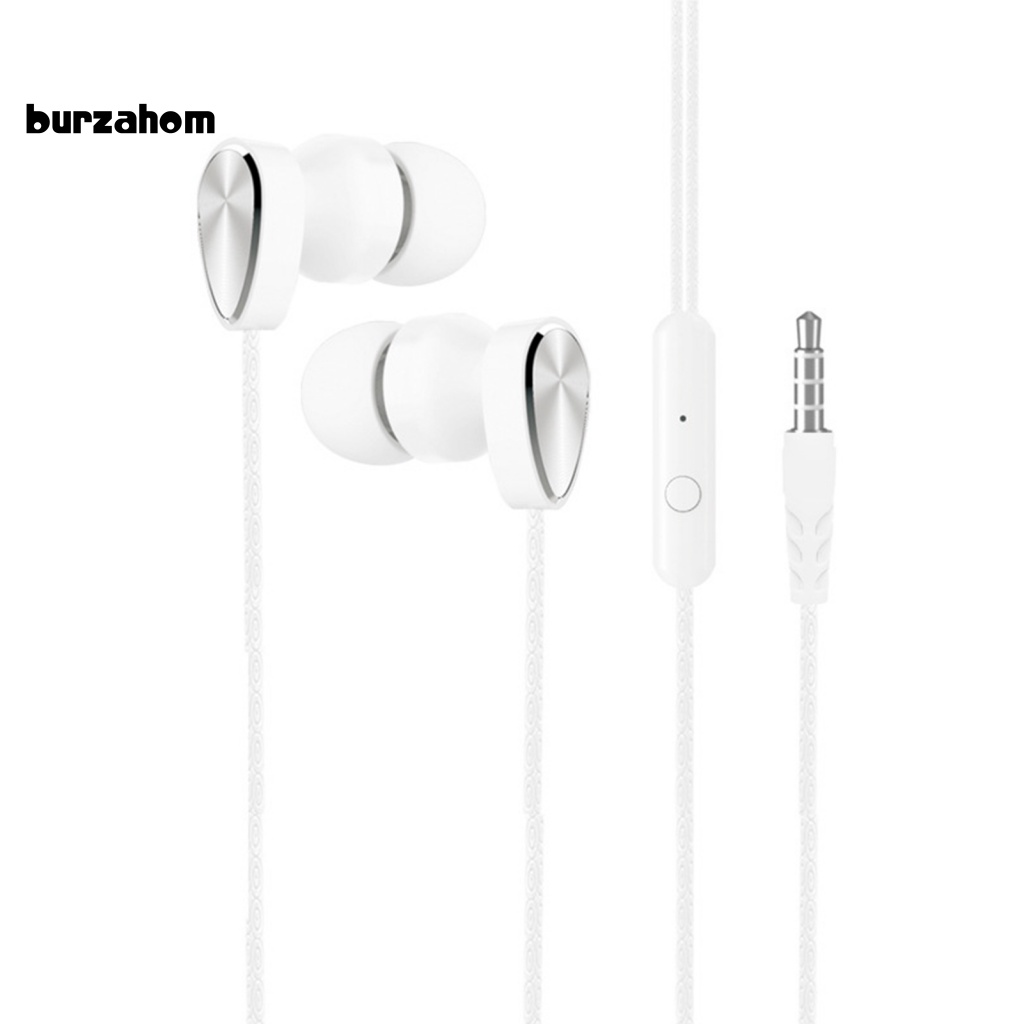 Tai Nghe Nhét Tai Bur L106 Jack 3.5mm Có Micro Âm Thanh Siêu Trầm Cho Điện Thoại